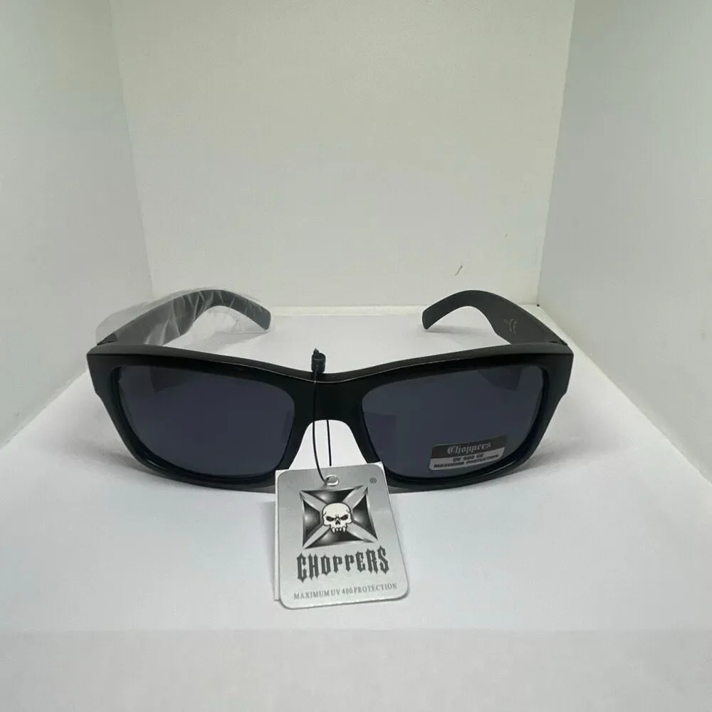 Choppers Sunglasses UV400 Wrap Around Biker Style